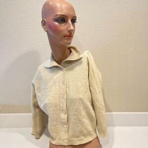 Vintage Button-Up Women's Sweater